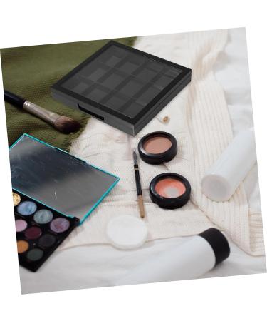 DRESSOOS 1pc 12 Empty Eyeshadow Dish Empty Eyeshadow Case Empty Pallet for Eyeshadow Travel Eyeshadow Black - Buy Online on GoSupps.com