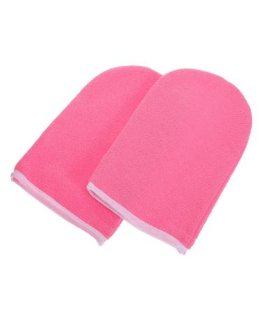 1paire De Spa Cire De Paraffine Mitaines Chauffantes Confortables Pour Soins Des Mains Id als Pour Th rapie Thermique Et Spa R utilisables Avec Fermeture Design l gant Ros