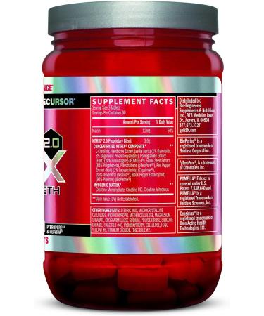 Buy BSN Nitrix 2.0 - 180 Tablets | Premium Nitric Oxide Booster for Enhanced Performance | International Shipping Available - Buy Online on GoSupps.com