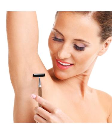 Reusable Bamboo Safety Razor for Men & Women - Eco-Friendly 4-Piece Shaving Set - Buy Online on GoSupps.com