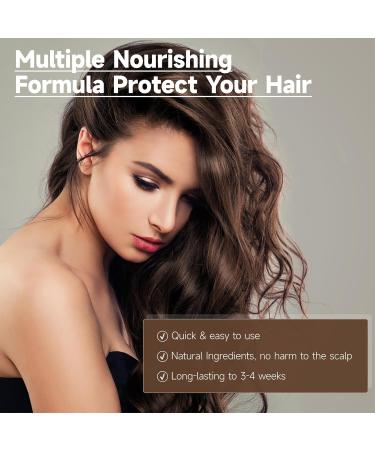 IIIMEIDU Hair color shampoo 3in1 10 pieces natural hair dye semipermanent hair color gray hair coverage chestnut brown 300 ml 1er Pack - Buy Online on GoSupps.com