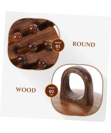 Fomiyes Wide Tooth Wooden Comb | Scalp Care & Essential Oils Massage Comb | Green Sandalwood Hair Care Brush for Women - Buy Online on GoSupps.com