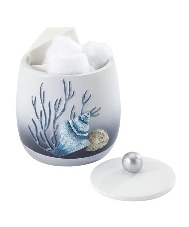 Avanti Linens Blue Lagoon Covered Jar Organizer - Oceanscape Inspired Home Decor - Buy Online on GoSupps.com