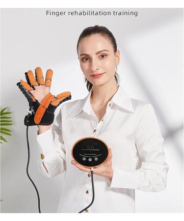Rehabilitation Robot Gloves Finger Orthosis Stroke Hemiplegia Rehabilitation Training Equipment Finger Rehabilitation Gloves for Hand Function Recovery(Size:S Color:orange Right Hand) Small Orange Right Hand - Buy Online on GoSupps.com