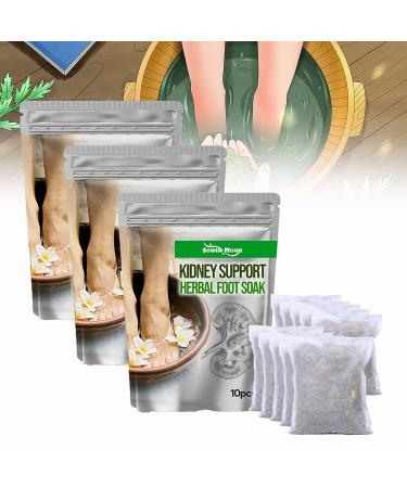 FUZSKWID 60pcs Detoxpro Kidney Support Foot & Hand Care Salts & Soaks with Ginger and Natural Mugwort Herb for Stress Relief and Better Sleep - Buy Online on GoSupps.com