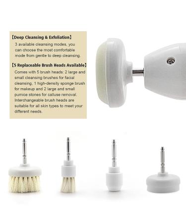 Elitzia Electric Rotary Brush Face Care Instrument Spare Parts - Wool Brush Set and Stone Brush Set - Buy Online on GoSupps.com
