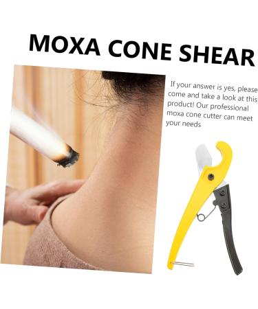 Housoutil 1x Plane Hand Cutter & Trimmer for Plants - Versatile Scissors for Tinkering Dice Rolling Moxa Cone Cutting - 20x4cm Yellow - Buy Online on GoSupps.com