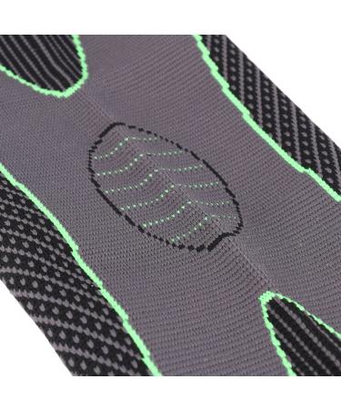Mumian Long Compression Leg Sleeves with Knee Protection - Green (Pair) - Large - Buy Online on GoSupps.com
