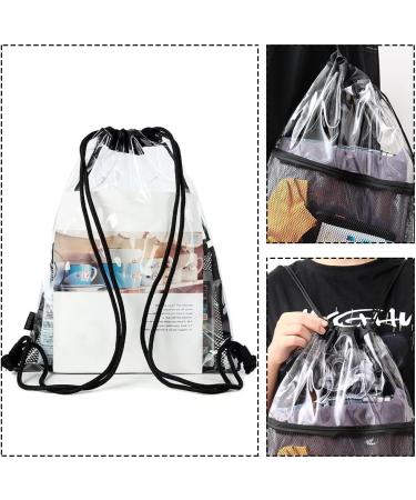 Helweet Transparent Sport Backpack | Stylish Gym Bag with Cord | Perfect for Work & Sports - Buy Online on GoSupps.com