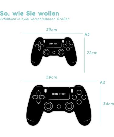 Personalized Wooden Gaming Controller Lamp - Unique Gift for Men | Gaming Room Decor & Customizable Light - Buy Online on GoSupps.com