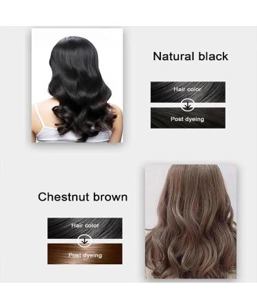Herbal Shampoo Korea Yaguan Black Hair Shampoo Hair Dye Effective White Hair Turns To Black Instant Black Hair Shampoo for Women Men Lasts 30 Days (2PC- Black) - Buy Online on GoSupps.com