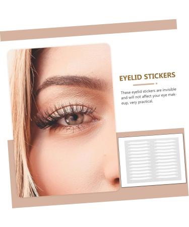 FOMIYES 30 Sheets Sides Creative Eyelid Stickers Practical White Double Double-Side Invisible Tapes Patches 2.7x0.4x0.1cm White - Buy Online on GoSupps.com