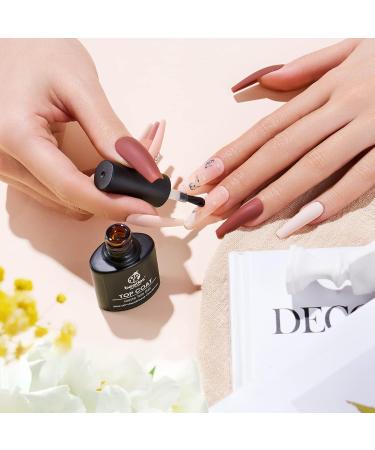 Beetles Matte Gel Top Coat - No Wipe Matte Top Coat Soak Off Nail Lamp Polish Matte Nail Polish Finish and Long Lasting Set for Women Kit - Buy Online on GoSupps.com