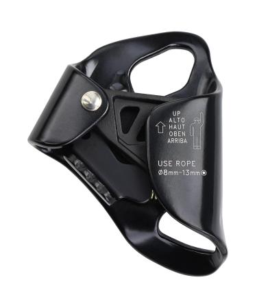 ALPIDEX chest ascender climbing clamp climbing fixed rope ascending rope diameter 8-13 mm black