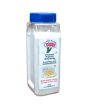 White Cheddar Cheese Popcorn Seasoning Large 500g Shaker White Cheddar Cheese 500 g (Pack of 1)