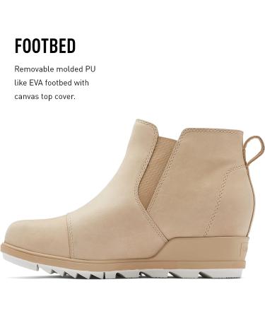 Sorel Women's Evie Pull-On Leather Boot 8.5 Canoe Sea Salt - Stylish and Comfortable Boots for Women - Buy Online on GoSupps.com