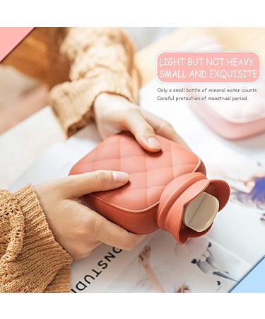 Redify Small Hot Water Bottle Bag - Microwaveable & Portable Hot/Cold Compress for Pain Relief & Travel - Environmentally-Friendly Silicone - Orange - Buy Online on GoSupps.com