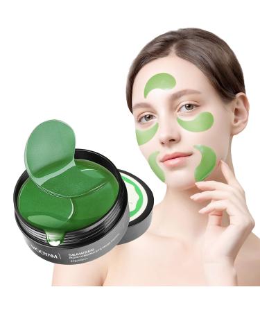 Undereye Patches Seaweed Under Eye Mask 30 Pairs Eye Patches  Dark Circles Under Eye Treatment for Women Eye Pads Eye Patches for Puffy Eyes Anti Wrinkle Undereye Masks for Dark Circles and Puffiness Green