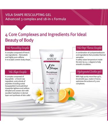 Anacis Anti Cellulite Cream Firming Gel - 5.07 Oz - Hot Thermo Treatment for Body Toning & Resculpting - One Pack - Buy Online on GoSupps.com