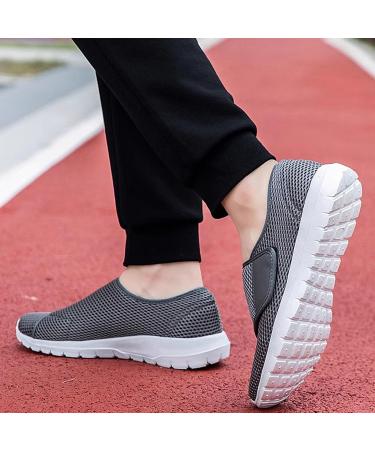 HULKI Orthopedic Walking Shoes for Men and Women - Breathable Mesh Slip On Sneakers for Edema, Plantar Fasciitis, and Arthritis - Wide Width Diabetic Shoes for Swollen Feet - Size 9.5B - Buy Online on GoSupps.com