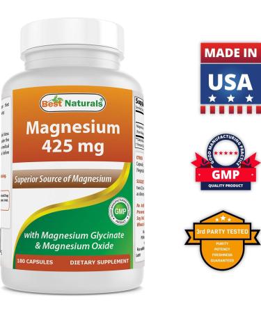 Magnesium Glycinate 425 mg & Vitamin D3 2000 IU - Buy Online on GoSupps.com