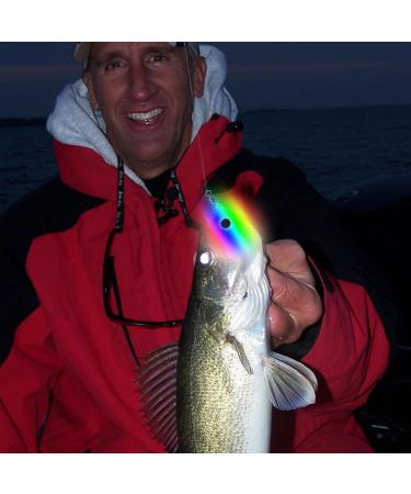 Lesunbak Drop Fishing Lights - Waterproof LED Bait Light for Night Fishing | Eye Shape Underwater Lure to Attract Perch - Buy Online on GoSupps.com