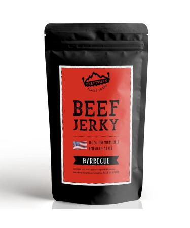 Craftsman Beef Jerky Barbecue 500g | Premium 100% Beef Snack from Bavaria Germany | American Jerky Beef Set | 5 x 100g Meat Treats - Buy Online on GoSupps.com