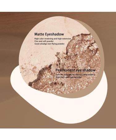 Eyeshadow Palette | 4 Colors Matte Eyeshadow Palette for Makeup | Long Lasting Waterproof Multifunctional Makeup Supplies High Brightness for Teens Women Boys Men Pochy 104# Vitality (Green) - Buy Online on GoSupps.com
