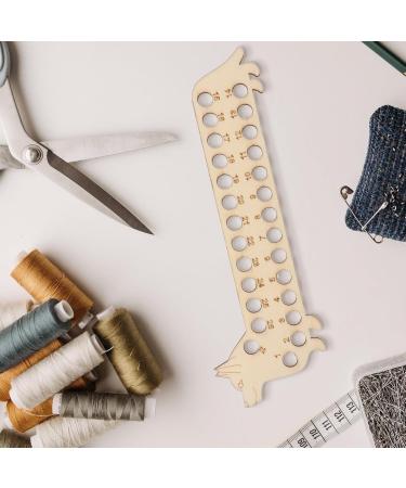 Exceart Crochet Crossstick Wire-Rap Board & Plate - Wood Coil Holder for Yarn Storage | Perfect for Crochet Animals - Buy Online on GoSupps.com