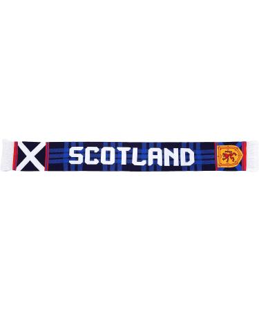 Scotland National Soccer HD Knit Scarf - Official Euroscarves Collection - Buy Online on GoSupps.com