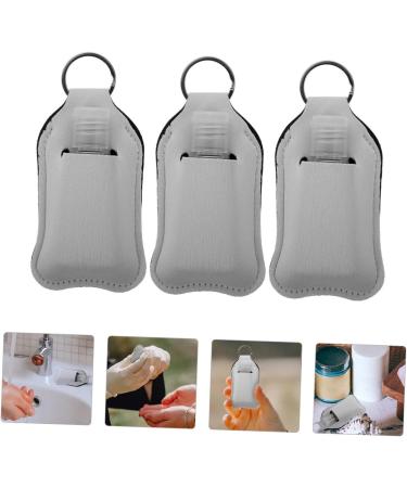 POPETPOP 3 Sets Bottle Cover Heat Transfer Printing Key Fob Mini Key Ring Portable Plastic Bottle Lip Balm - Buy Online on GoSupps.com