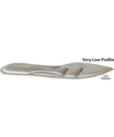 Sharp! Ultra Thin Insoles for Women - Lightweight Shoe Inserts for Heels & Flats - Business Feet | Foot Support Pain Relief Arch Support (M/S Size: W 6-8.5) - Beige/Nude - Buy Online on GoSupps.com