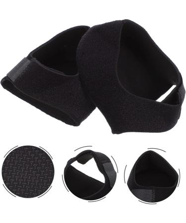 FRCOLOR 3 Pairs Silicone Heel Covers - Durable Nylon with Holes | Black | 13x8.5x3cm - Perfect for Comfort & Protection - Buy Online on GoSupps.com