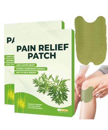 Pain Relief Patches Well Knee Pain Relief Patch Wormwood Herbal Knee Patches for Pain Relief for Arthritis Relieves Muscle Soreness in Knee Neck Shoulder(20pcs)