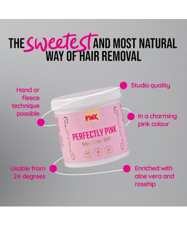 PINK Cosmetics Perfectly Pink Sugar Paste Soft 500g - Ideal for Professionals - 24 degrees - Buy Online on GoSupps.com