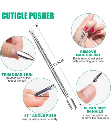 MEOWMEE 7PCS Cuticle Clippers Kit - Ingrown Nail Remover for Thick Overgrown Nails | Premium Cuticle Nippers & Fixer - International Shipping Available - Buy Online on GoSupps.com