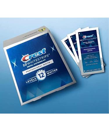 Crest 3D Whitestrips Professional White Teeth Whitening Strip Kit - 40 Strips (20 Count Pack) - Buy Online on GoSupps.com