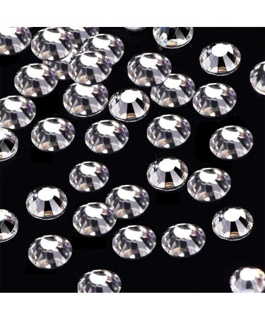 1440 SS20 Clear Crystal Flat Back Rhinestones - 4.8mm Glass Stones Glitter Gems - Faux Diamond - Buy Online on GoSupps.com