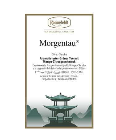 Ronnefeldt Morgentau flavored green tea 1000 g