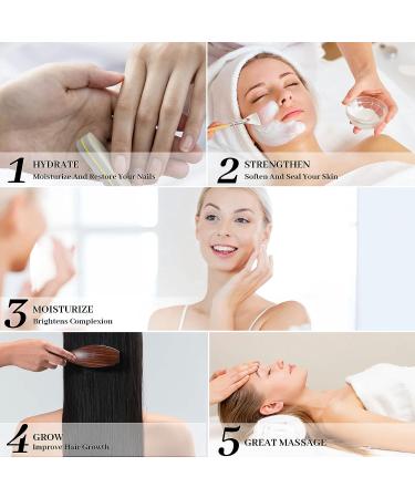 Organic Rose Multi-Use Oil for Face, Hair, Body, Nails Care - 1 Fl Oz - Buy Online on GoSupps.com