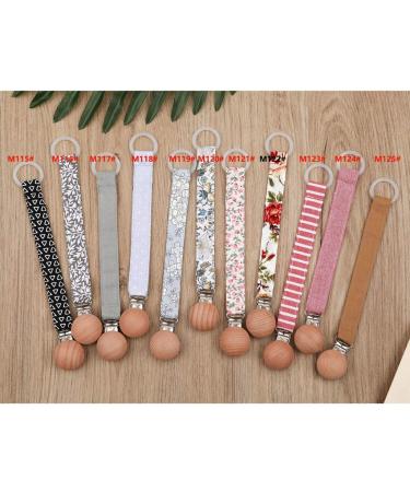 OKwife Baby Pacifier Clip Chain | Soft Cotton Linen Nipple Holder for Infants International Shipping - Buy Online on GoSupps.com