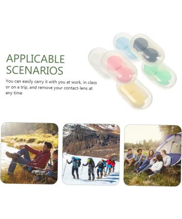 Solustrie 12-Sentence Contact Lens Container with Tweezers - Durable Plastic Organizer & Holder for Easy Storage | Ideal for Daily Use - Buy Online on GoSupps.com