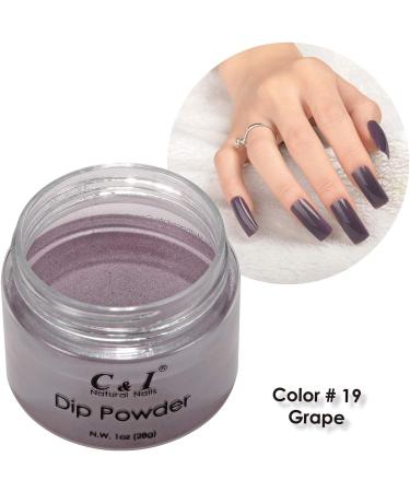C & I Dipping Powder Color No.019 Grape Purple Color System - Buy Online on GoSupps.com