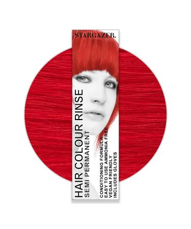 Stargazer Hot Red Semi Permanent Hair Dye Hot Red 70 ml (Pack of 1)