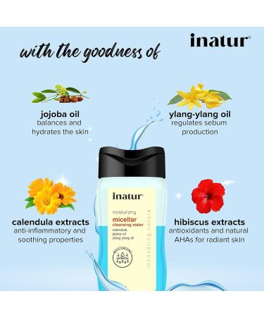 Jojoba Oil Micellar Cleansing Water for Makeup Removal - 100ml | International Shipping Available - Buy Online on GoSupps.com