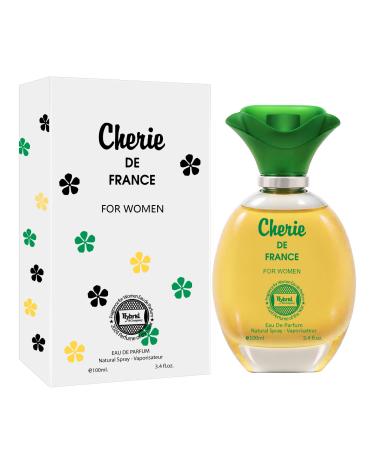 Hybrid & Company Women Cherie De France Eau De Parfum Natural Spray Vaporisateur 3.4 Fl Oz CHERIE DE FRANCE 3.4 Fl Oz (Pack of 1)
