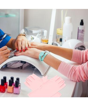 Beavorty 2 Pairs sun gloves pink gloves UV protection gloves for nail UV gloves for gel nail lamp nail art UV gloves nail art supplies nail UV gloves manicure Accessories Nylon 21x12x0.1cm 1.0 - Buy Online on GoSupps.com