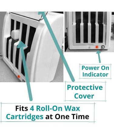 Electric Roll-On Warm Wax Device | Professional Waxing Spa Warmer for Home Beauty & Hair Removal | EU Wax Treatment Tool - Buy Online on GoSupps.com