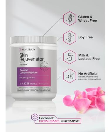 Horb ach Skin Rejuvenator with Verisol 10.58 oz | Bioactive Collagen Peptide Powder | Types I and III | Non GMO Gluten Free Supplement - Buy Online on GoSupps.com