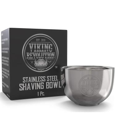 Stainless Steel Shaving Soap Bowl- Shaving Mug for Shave Cream & Soap- Double Layer, Unbreakable Shaving Cup for Wet Shave